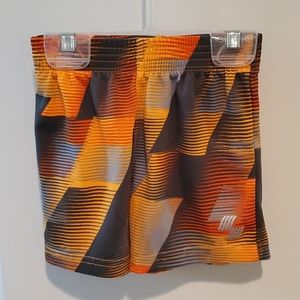 Orange Multi Color Shorts